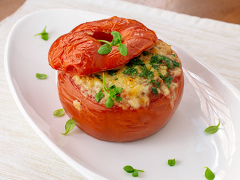 Tomates rellenos de carne